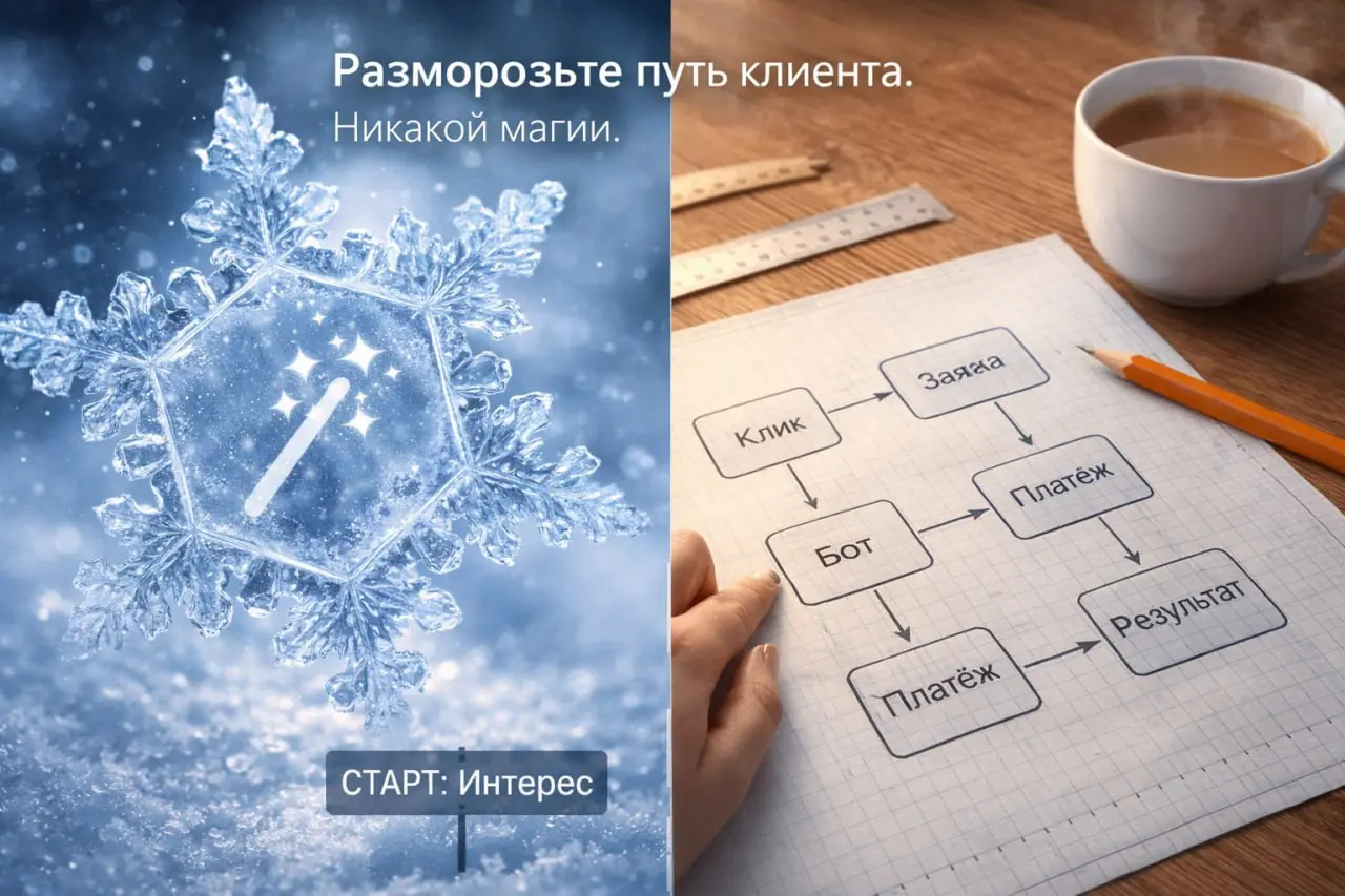 🔍 В 2026 — меньше магии
Меньше «секретных фишек», «волшебных кнопок» и обещаний без схем.
Больше чётких схем, рабочих чек-листов и разобранных поломок «до / после».
Инфобиз держится не на вдохновении | Сетка — социальная сеть от hh.ru