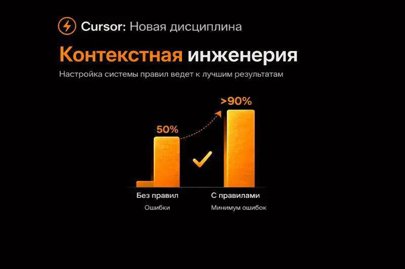 🧩Cursor — это не просто IDE с чатом. Это новая эра разработки .
Я пропускаю через Cursor сотни миллионов токенов ежемесячно, работая над реальными проектами | Сетка — социальная сеть от hh.ru