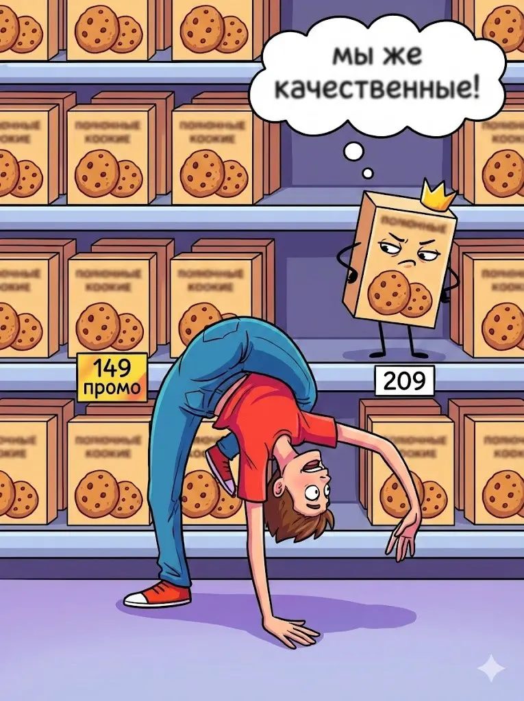 🧃 Кондитерка без стратегии: «а давайте в промо?» | Сетка — социальная сеть от hh.ru