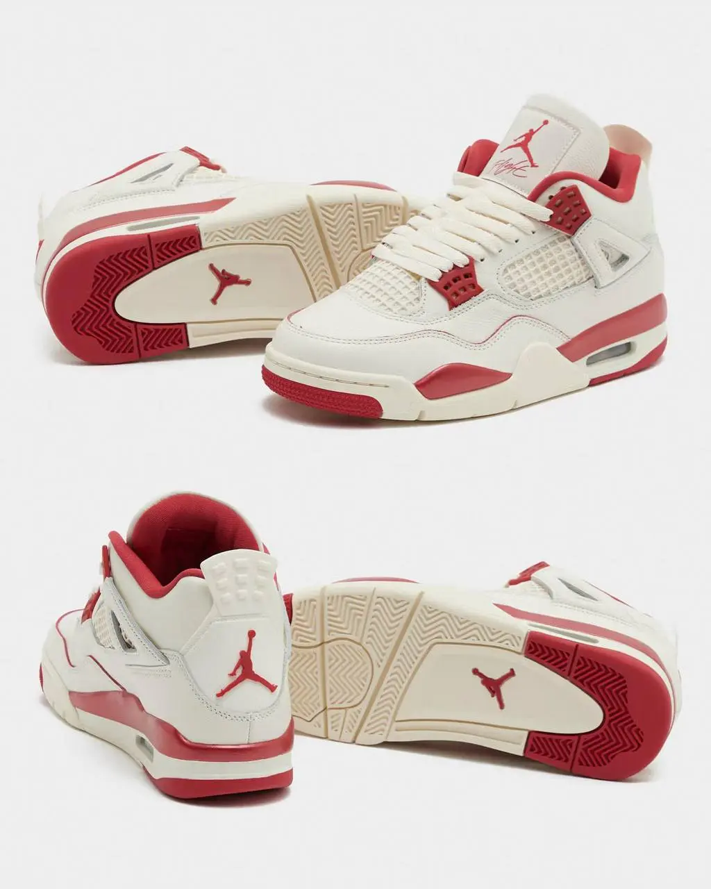 Еще одни кроссовки ко Дню святого Валентина дропнули Nike. Это модель Air Jordan 4 «Sierra Red» с подвеской-сердечком и фирменным Джорданом в прыжке | Сетка — социальная сеть от hh.ru