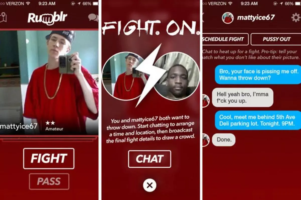 RUMBLR - Tinder, но вместо свиданки тебе предлагают выйти поговорить 🤡
Интернет снова откопал этот артефакт из эпохи, когда любой стартап начинался с мысли: "А давайте возьмем Tinder и прикрутим к нем... | Сетка — социальная сеть от hh.ru