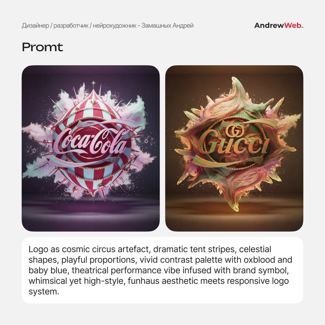 Promt 1:
Logo as cosmic circus artefact, dramatic tent stripes, celestial shapes, playful proportions, vivid contrast palette with oxblood and baby blue, theatrical performance vibe infused with brand... | Сетка — социальная сеть от hh.ru