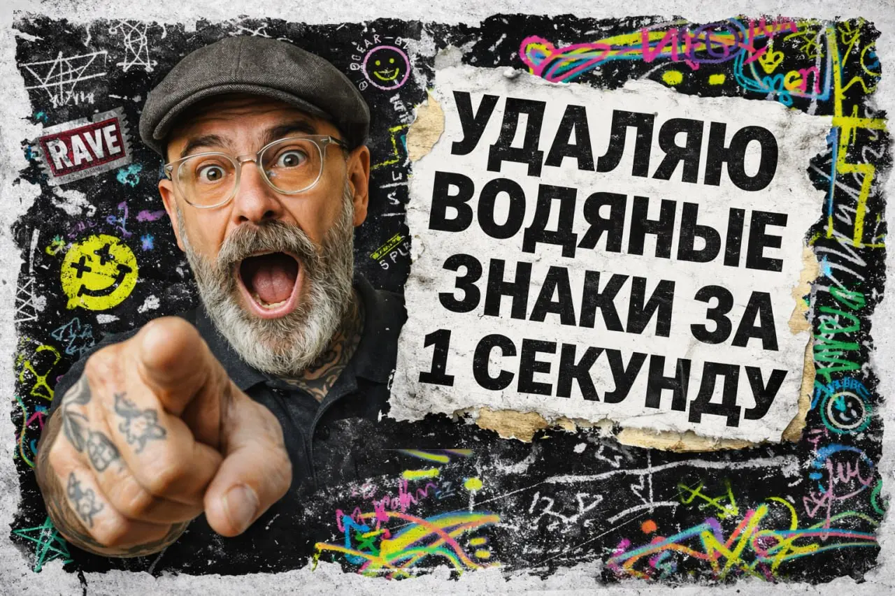 🧼 Удаляю нафиг ВСЕ водяные знаки и логотипы — за 1 СЕКУНДУ
Иногда находишь нужную фотку или видео, а там — надпись "SuperStockShutterstockAdobeMegaPixProEditionX".
Я не дизайнер. Не фея PixelPerfect | Сетка — социальная сеть от hh.ru