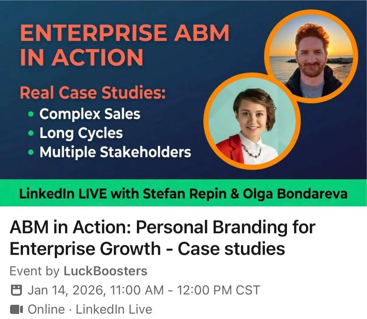 Поговорим про enterprise ABM в действии: https://www.linkedin | Сетка — социальная сеть от hh.ru