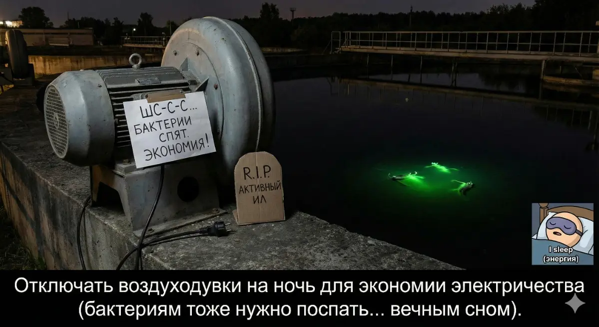 Аэротенк в режиме гибернации | Сетка — социальная сеть от hh.ru