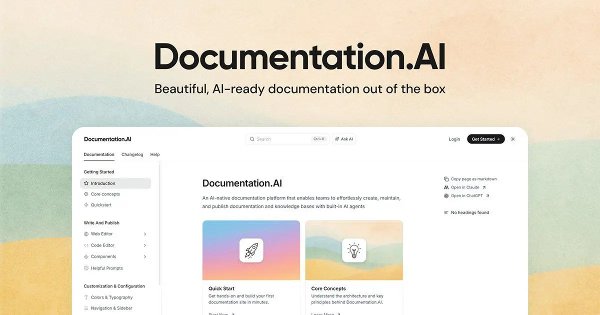 ДОКУМЕНТАЦИЮ МОЖЕНО БОЛЬШЕ НЕ ПИСАТЬ 🎉🔥
Documentation AI  — это платформа ИИ-документалист с мозгами и доступом к Git | Сетка — социальная сеть от hh.ru