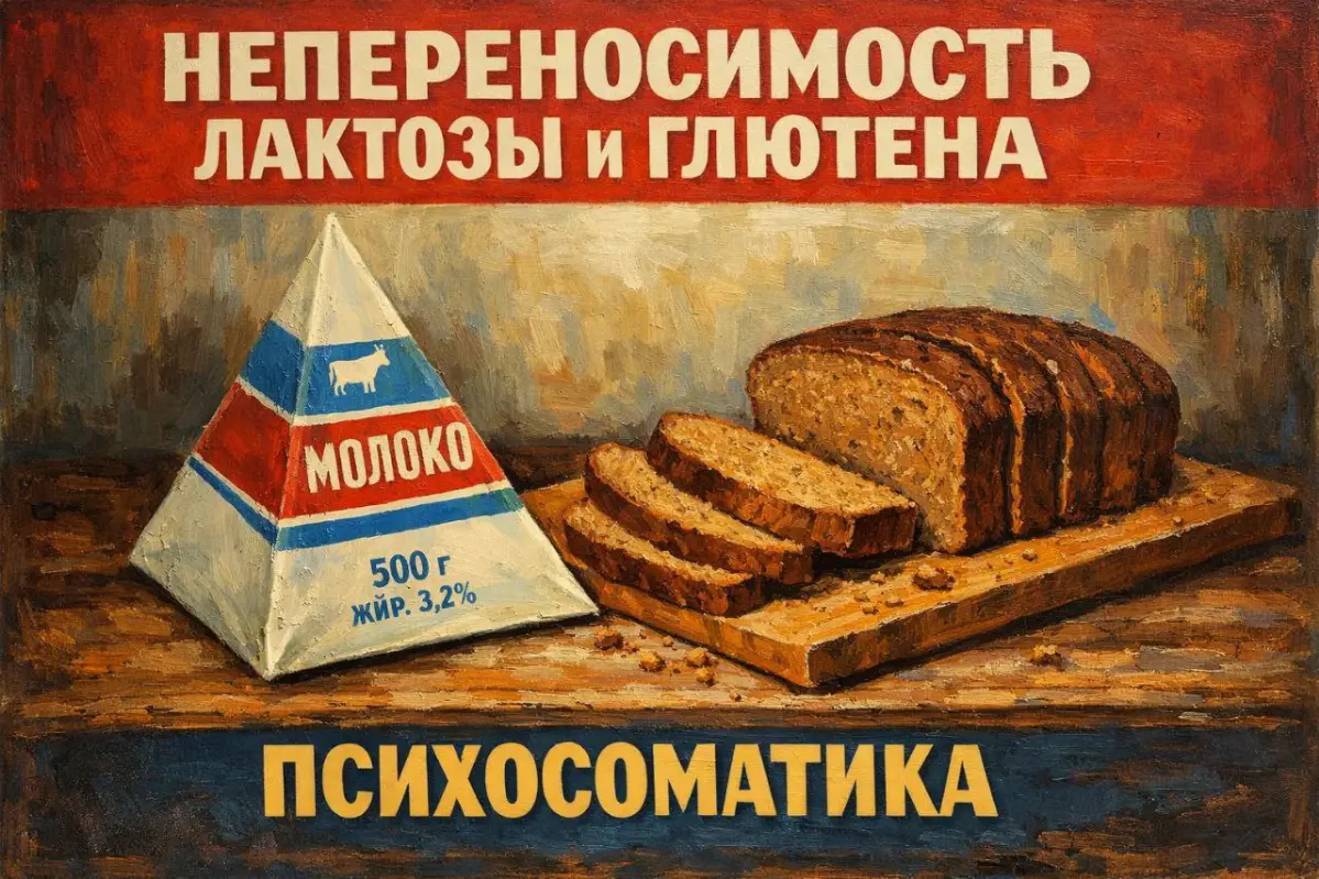 Непереносимость глютена и лактозы. Психосоматика | Сетка — социальная сеть от hh.ru