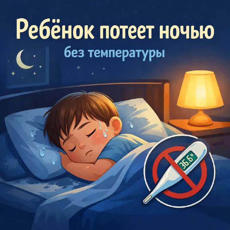 Ребёнок ночью мокрый, а температуры нет
И мозг нас, родителей, сразу строит картинки со страшными диагнозами
Ситуация знакомая: днём ребёнок нормальный, бегает, ест, живёт | Сетка — социальная сеть от hh.ru