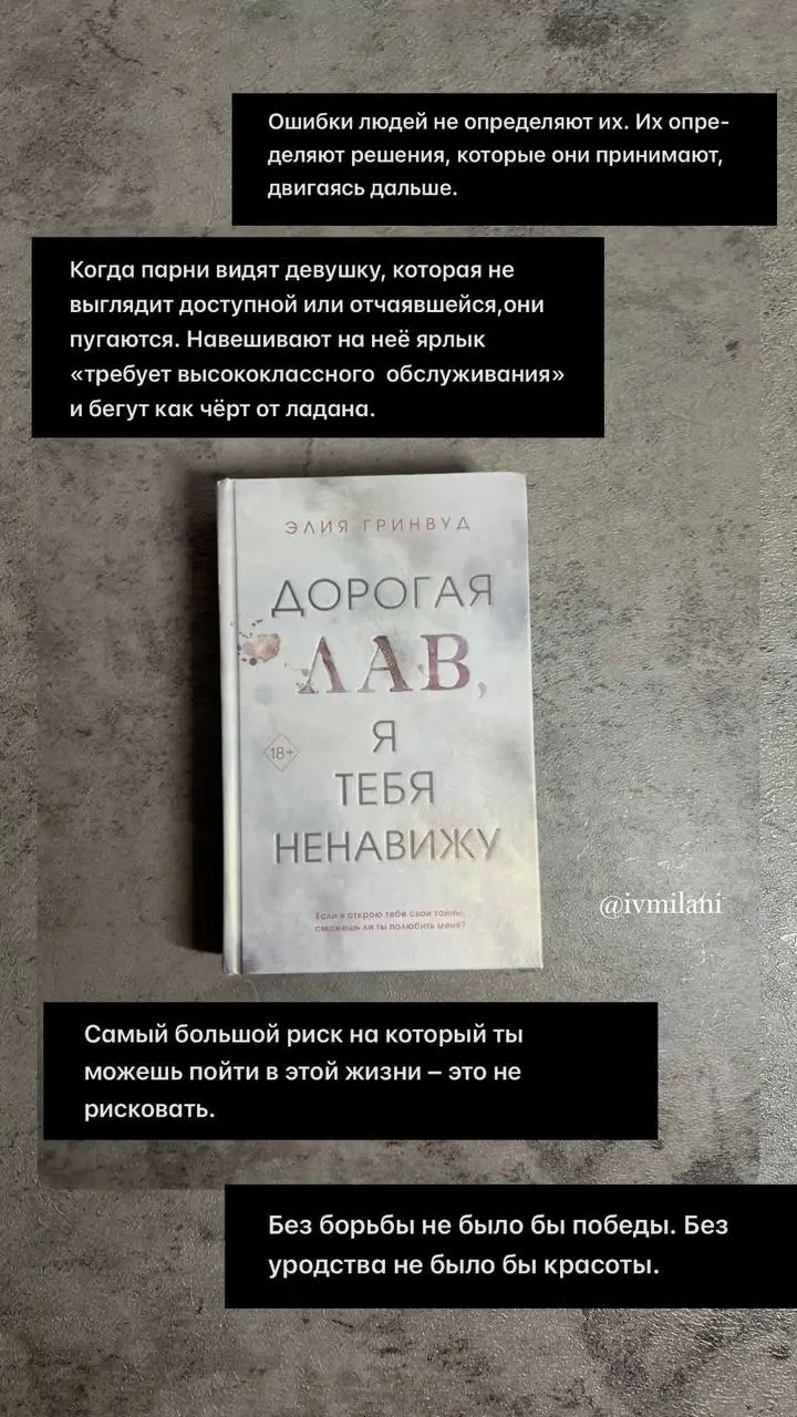 Дорогая Лав, я тебя ненавижу
Начала читать, продолжая, казалось бы, стиль и впечатление от романов Моны Кастен
Аннотация похожа: о вражде, запретной любви и полярных ценностях в людях
Пока очень отпуг... | Сетка — социальная сеть от hh.ru