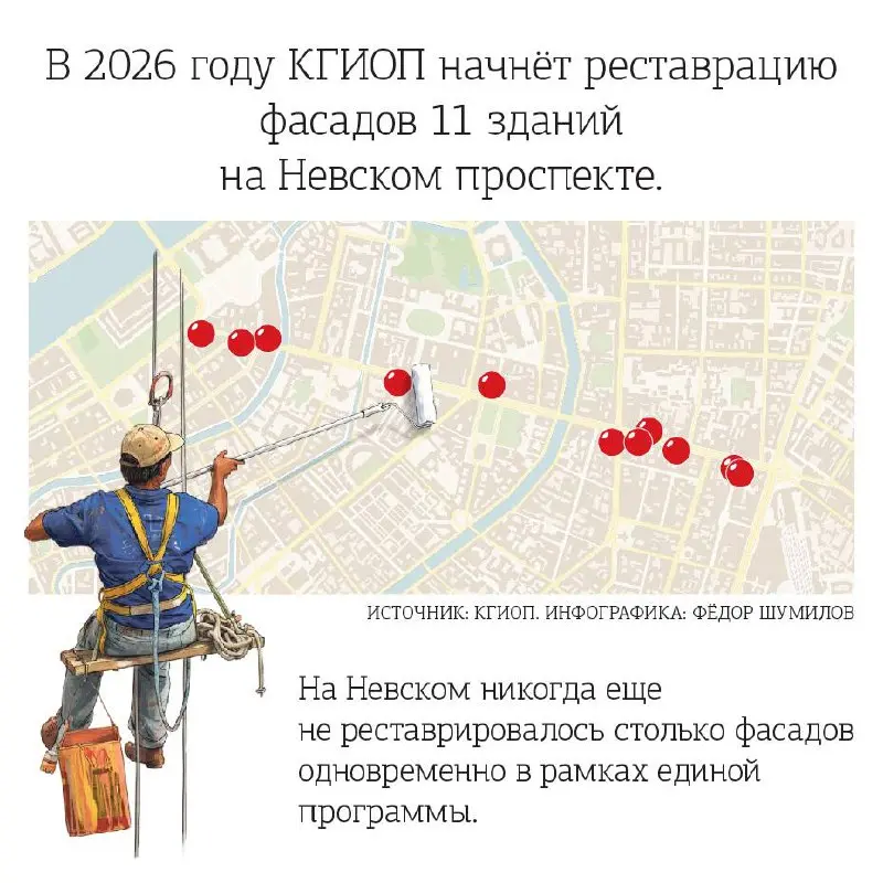 11 домов, расположенных на Невском проспекте, отреставрируют в этом году.
"ДП" первым узнал и представляет вашему вниманию их полный список:
🔺Дом актёра (Невский пр., 84-86)
🔺Дом П.Д | Сетка — социальная сеть от hh.ru
