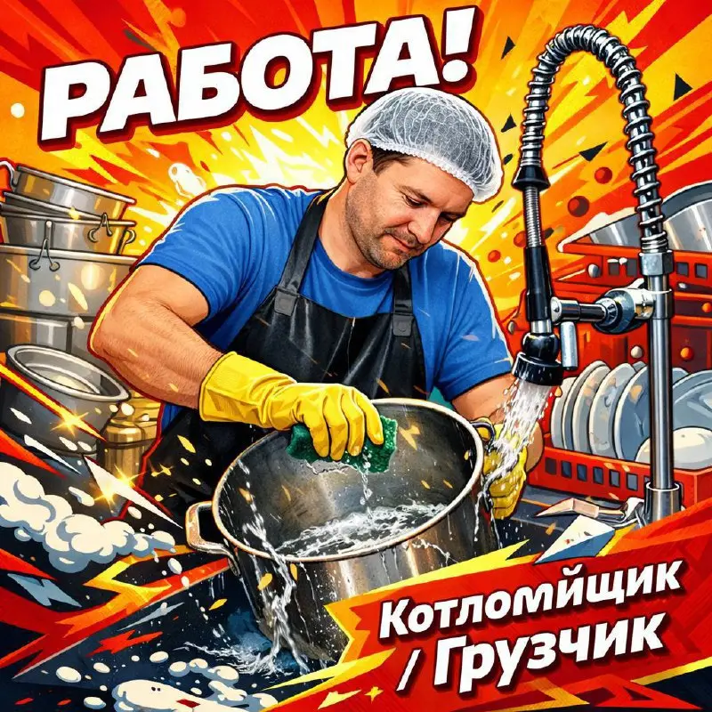 КОТЛОМОЙЩИК, ГРУЗЧИК
От 4 000₽
производство мануфактура "Булка"
• Москва, Проспект Мира
• Рестораны/Кафе
Jober - удобный mini app с быстрым доступом к вакансиям | Сетка — социальная сеть от hh.ru