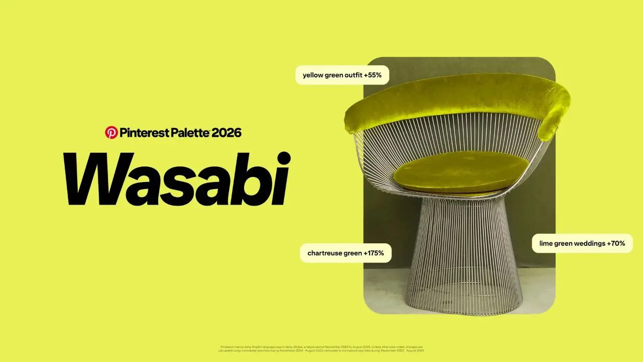 Pinterest назвал самые трендовые цвета 2026 года. В отличие от цвета года Pantone, здесь всё гораздо веселее | Сетка — социальная сеть от hh.ru