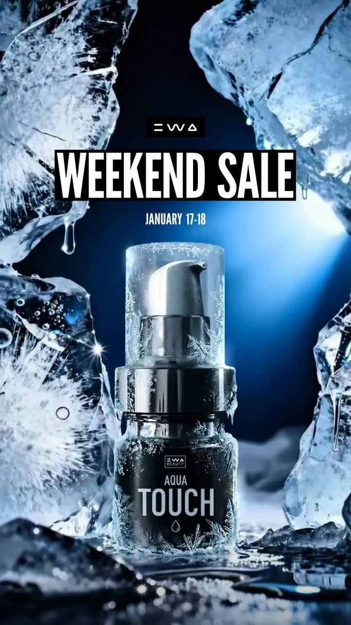 Время разморозить свои желания!
WEEKEND SALE 17-18 ЯНВАРЯ🧊
Лови сигнал к перезагрузке и прокачай ритуалы заботы с EWA👇🏻
Два дня, чтобы поймать выгоду и собрать любимые продукты для комфорта, здоровья ... | Сетка — социальная сеть от hh.ru