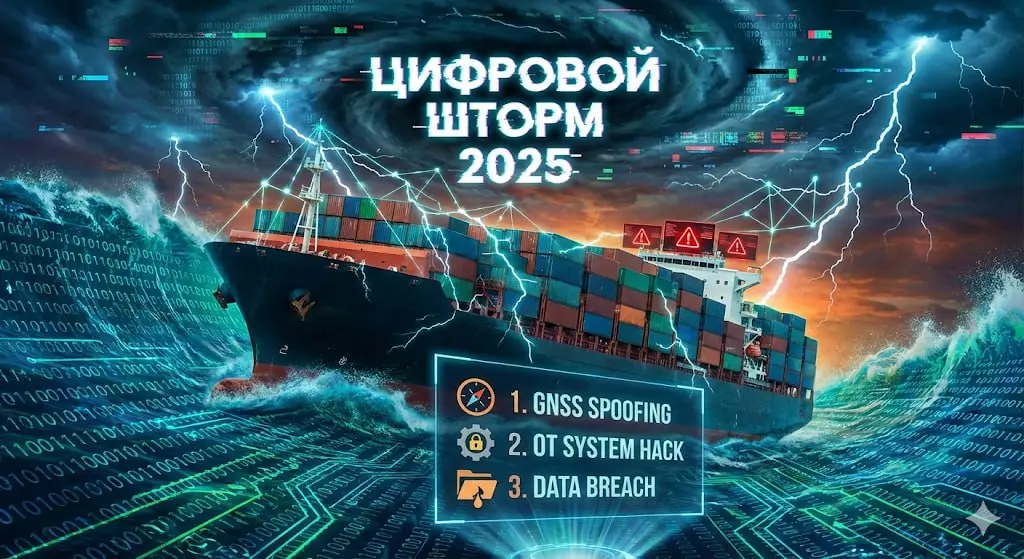 🌊 Цифровой шторм 2025: Топ самых опасных кибер-инцидентов в морской отрасли
Прошедший 2025 год стал «точкой невозврата» для морской кибербезопасности | Сетка — социальная сеть от hh.ru