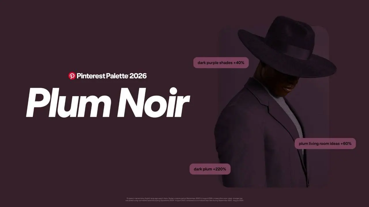 Pinterest представил главные цвета 2026 года: Cool Blue, Jade, Plum Noir, Wasabi и Persimmon | Сетка — социальная сеть от hh.ru