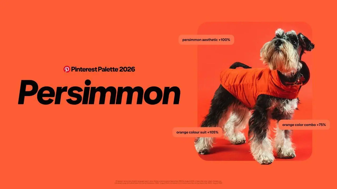 Pinterest представил главные цвета 2026 года: Cool Blue, Jade, Plum Noir, Wasabi и Persimmon | Сетка — социальная сеть от hh.ru