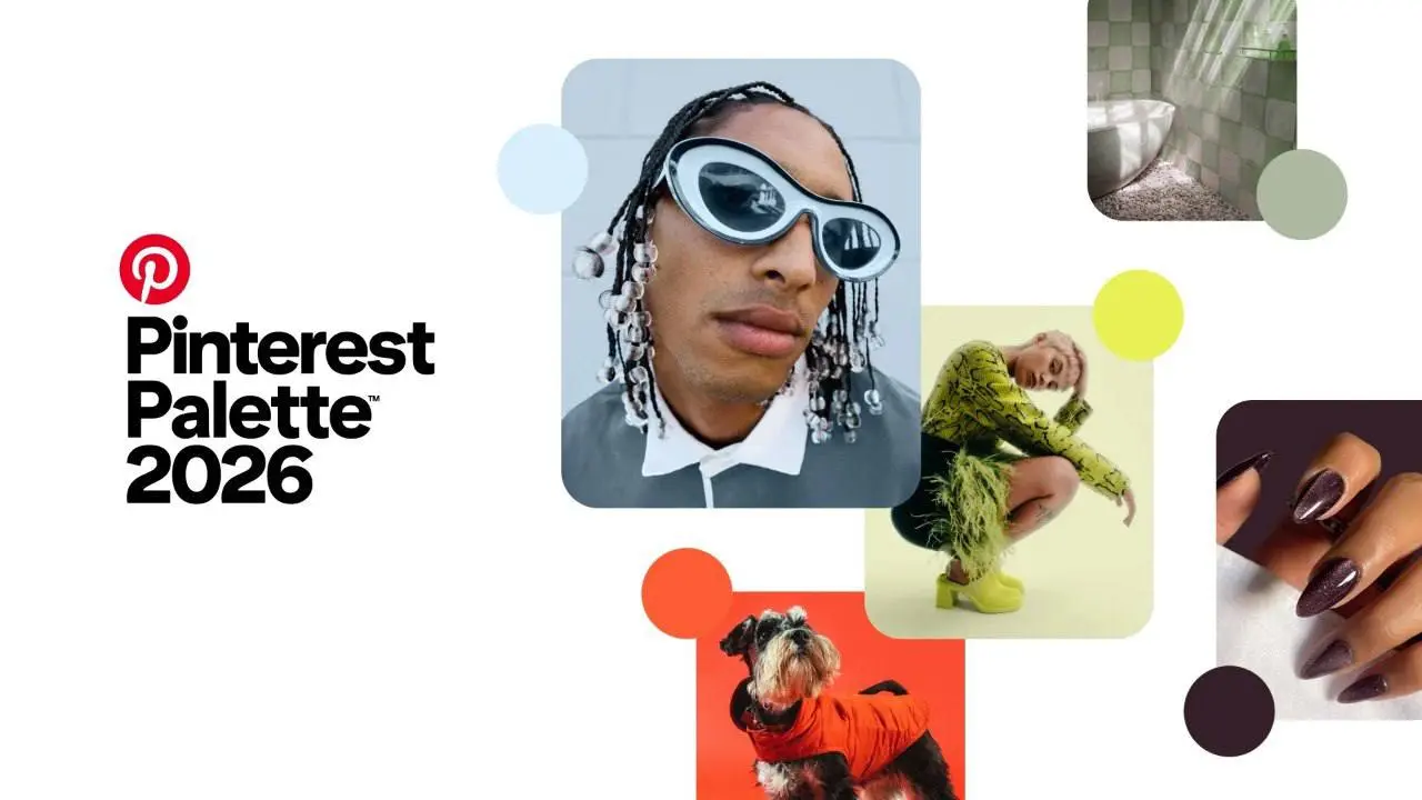 Pinterest представил главные цвета 2026 года: Cool Blue, Jade, Plum Noir, Wasabi и Persimmon | Сетка — социальная сеть от hh.ru