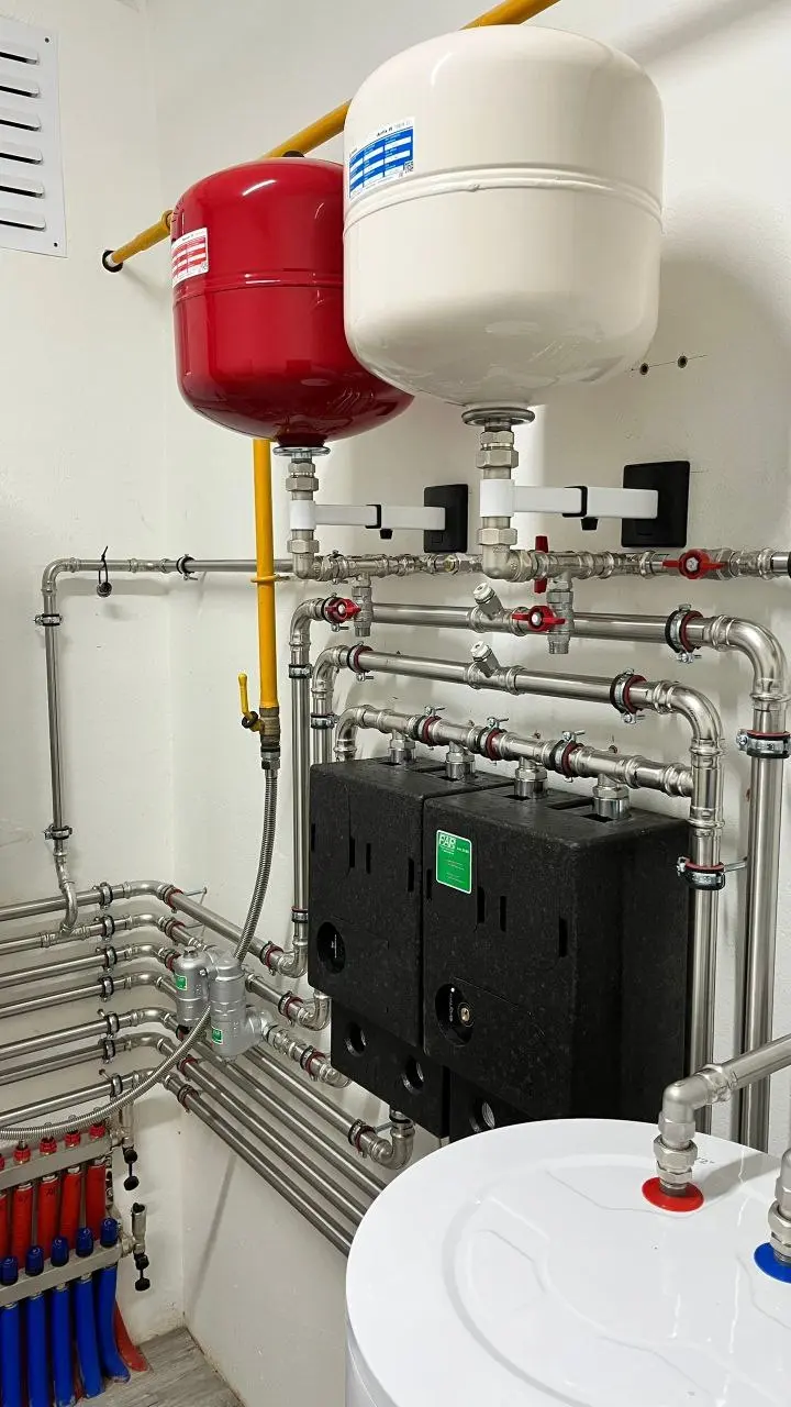 🔥 Объекты на оборудовании BAXI!
🏡 Котельная загородного дома
Котёл и бойлер уже были на объекте, коллекторы радиаторной сети и тёплых полов так же были установлены хозяином дома самостоятельно и была ... | Сетка — социальная сеть от hh.ru