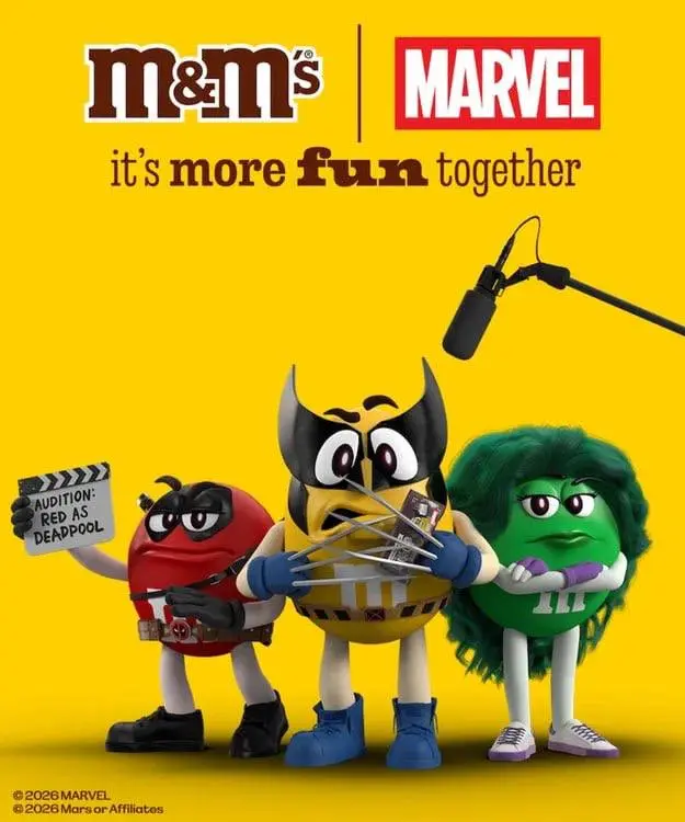 Marvel заколлабились с M&M’S и сделали шоколадное драже в упаковке с персонажами вселенной комиксов.
Завезите это в Россию, пожалуйста 🙉 | Сетка — социальная сеть от hh.ru
