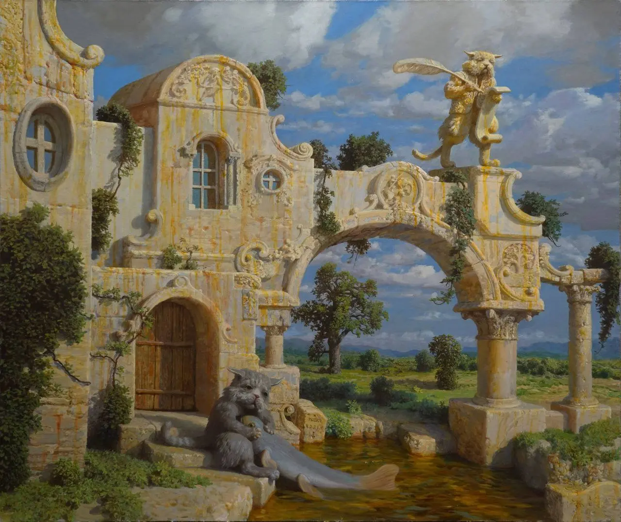 Александр Саидов,
"Кот и серебряная рыба"
#История@poldner #Коты@poldner | Сетка — социальная сеть от hh.ru