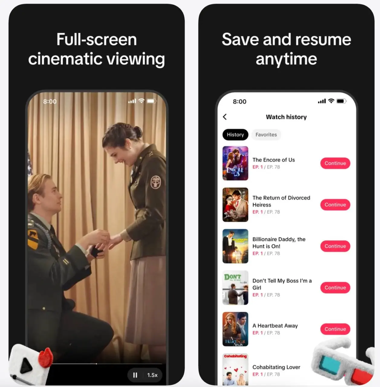 TikTok представил в США и Бразилии отдельное приложение специализирующееся на микродрамах – коротких сериалах с эпизодами длиной около одной минуты | Сетка — социальная сеть от hh.ru