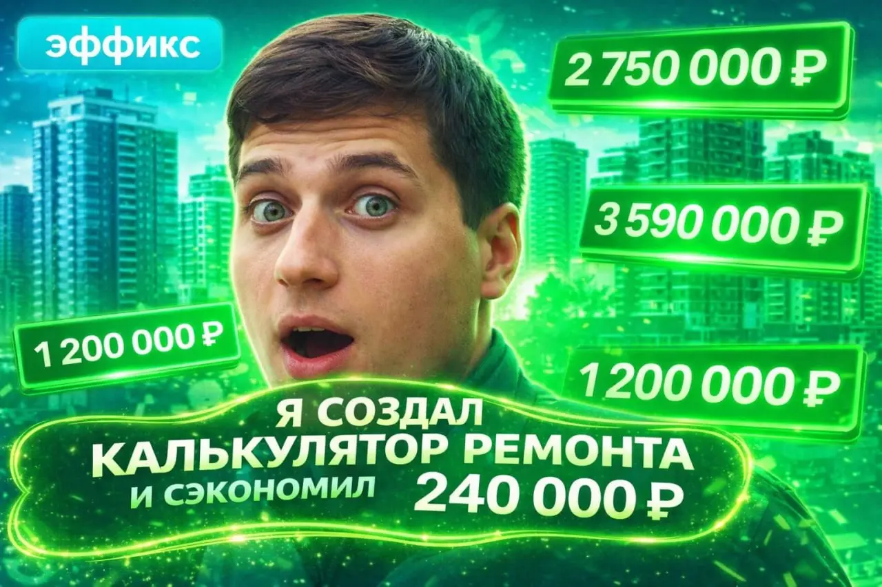 Ремонт квартиры с экономией 175 000₽ 💰
Приехал я на Новый год в Благовещенск и посмотрел, как устроен бизнес у моего товарища | Сетка — социальная сеть от hh.ru