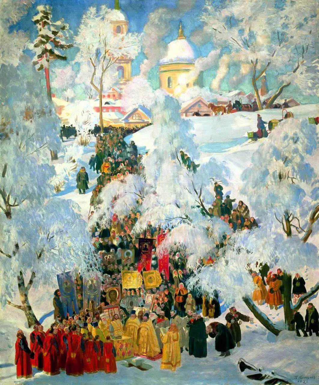 “Крещенское водосвятие”
Борис Михайлович Кустодиев(1915)
#картинадня
🌟 Пони Рупор – авторский взгляд
В этом посте были ссылки, но мы их удалили по правилам Сетки | Сетка — социальная сеть от hh.ru