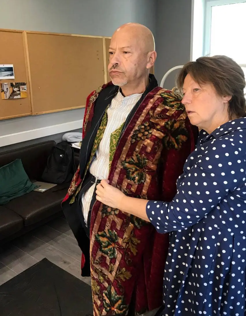 В городе Иваново ,родине модельера Зайцева, проживает музей ситца. Я о нем часто упоминала. Стоят гордо манекены с Зайцевскими знаменитыми костюмами | Сетка — социальная сеть от hh.ru
