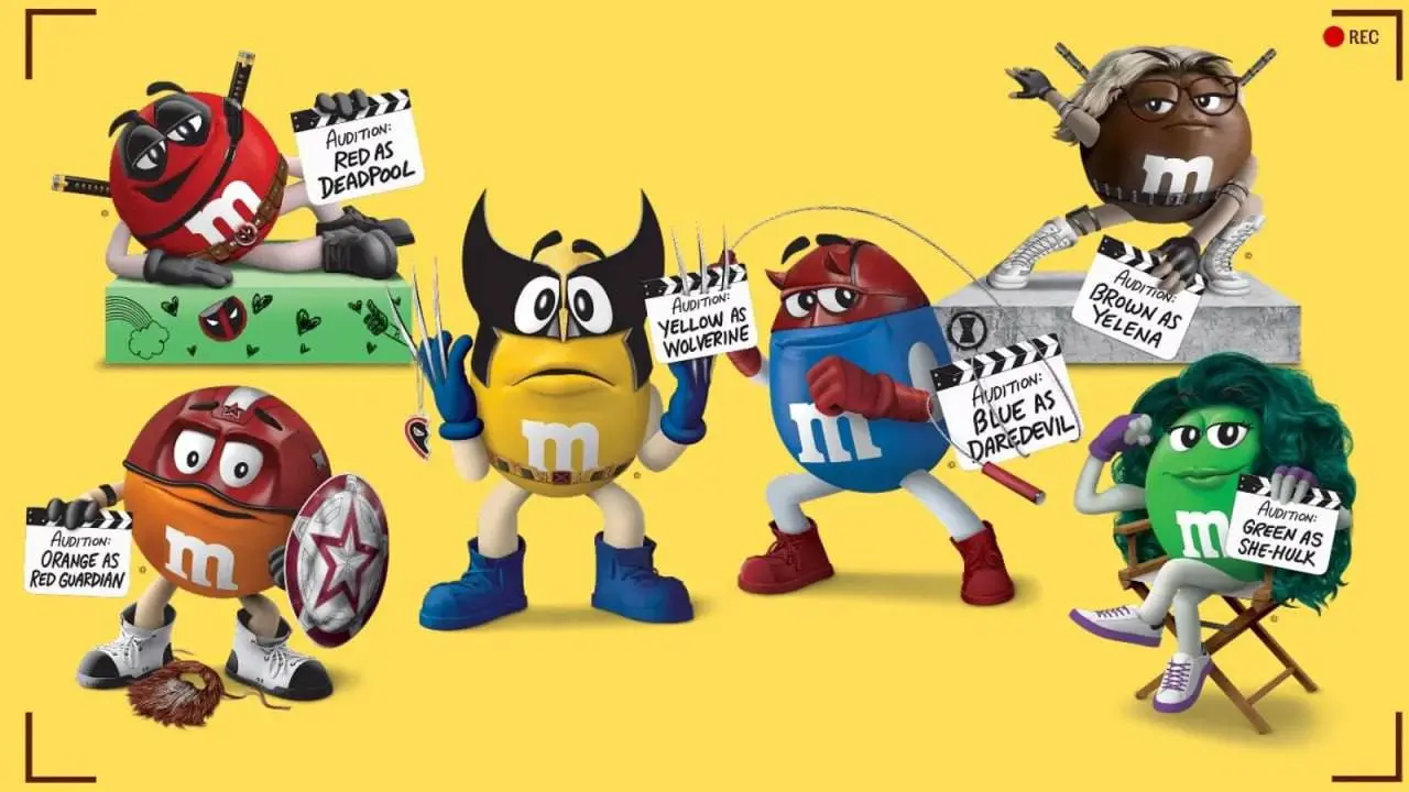 В этом году M&M’s и Marvel запускают глобальную коллаборацию: кроме того, что персонажи M&M’s получили супергеройский дизайн, для сладкоежек выйдут 7 лимитированных упаковок, где каждый цвет представл... | Сетка — социальная сеть от hh.ru