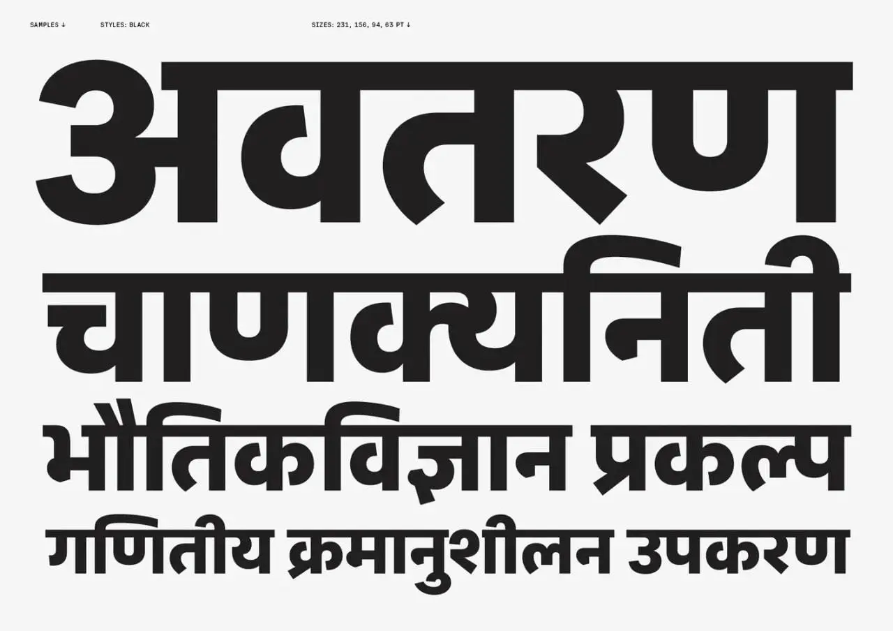 Contrast Foundry выпустила новую версию шрифта CoFo Sans Pro с поддержкой письменности деванагари | Сетка — социальная сеть от hh.ru