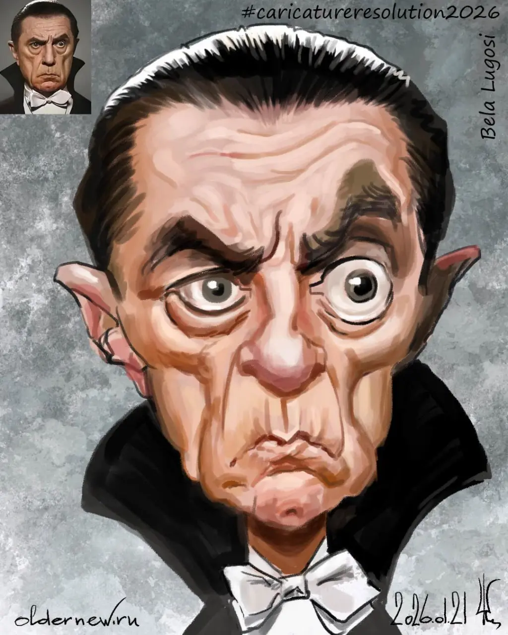 21 Bela Lugosi
Ежегодный январский вызов Международной ассоциации карикатуристов (ISCA)
#caricatureresolution2026 #crBelaLugosi | Сетка — социальная сеть от hh.ru