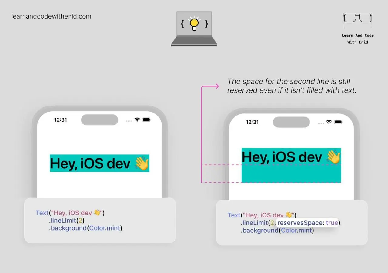 Совет для SwiftUI
В iOS 16.0+ вы можете зарезервировать место для дополнительных строк текста, чтобы высота вашего макета оставалась постоянной | Сетка — социальная сеть от hh.ru