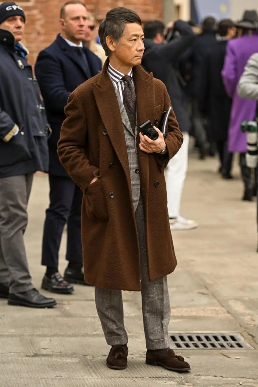 Pitti Uomo 109.
Что это - это самое смотрибельное мировое событие в контексте мужского стиля. И самое значимое. Проводится дважды в год. Зимнее уже прошло | Сетка — социальная сеть от hh.ru