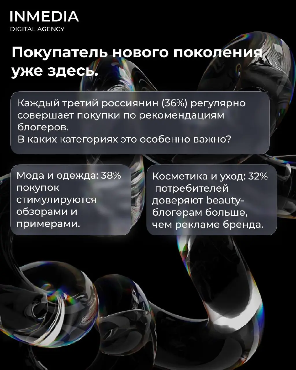 ⚡️Influencer Marketing взорвал все прогнозы
Рынок показал рекорд: рост +161% за год, 47 млрд рублей оборота. Это самый мощный скачок среди всех рекламных каналов.
🏆Суть успеха — в доверии | Сетка — социальная сеть от hh.ru