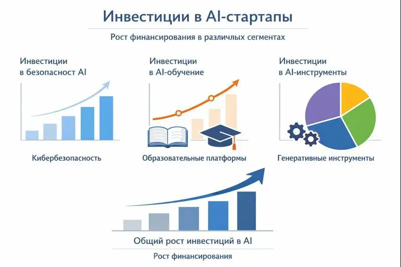 📱 В AI-стартап-экосистеме заметный рост финансирования новых компаний — сигнал зрелости рынка | Сетка — социальная сеть от hh.ru
