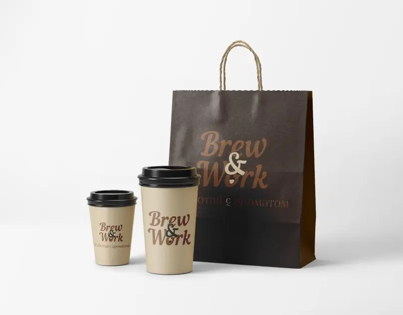 Дизайн для кавокинг-кафе "Brew&Work" | Сетка — социальная сеть от hh.ru