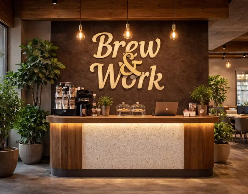 Дизайн для кавокинг-кафе "Brew&Work" | Сетка — социальная сеть от hh.ru