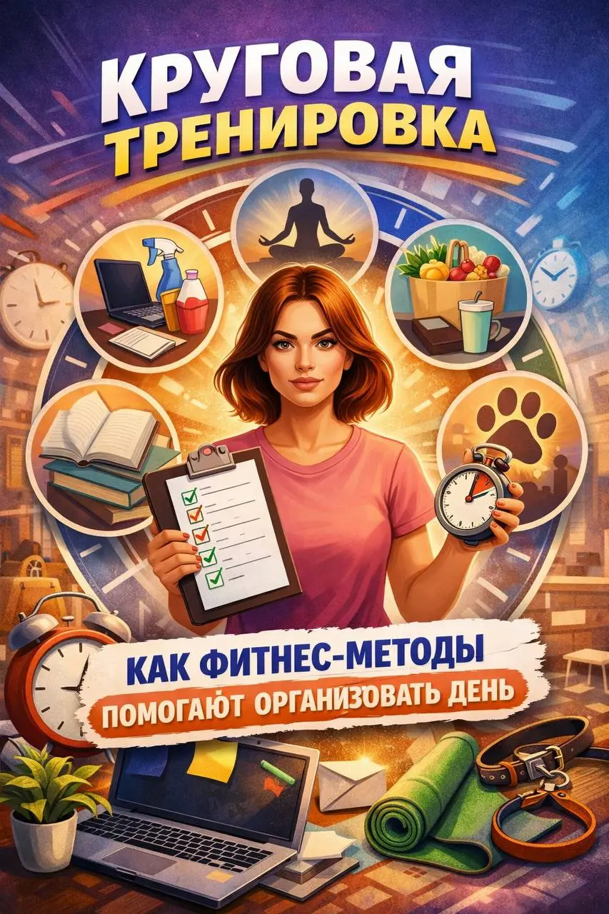 😶‍🌫️ Круговая тренировка для жизни.
Как фитнес-тренеры неожиданно помогли мне организовать день.
Круговая тренировка — любимая жиротопка всех фитнес-тренеров | Сетка — социальная сеть от hh.ru