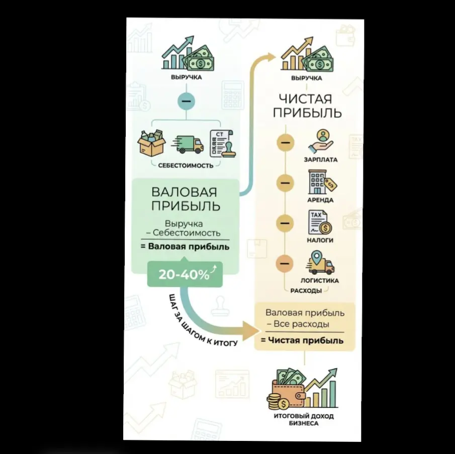 Валовая и чистая прибыль: разбираемся без скучных терминов | Сетка — социальная сеть от hh.ru