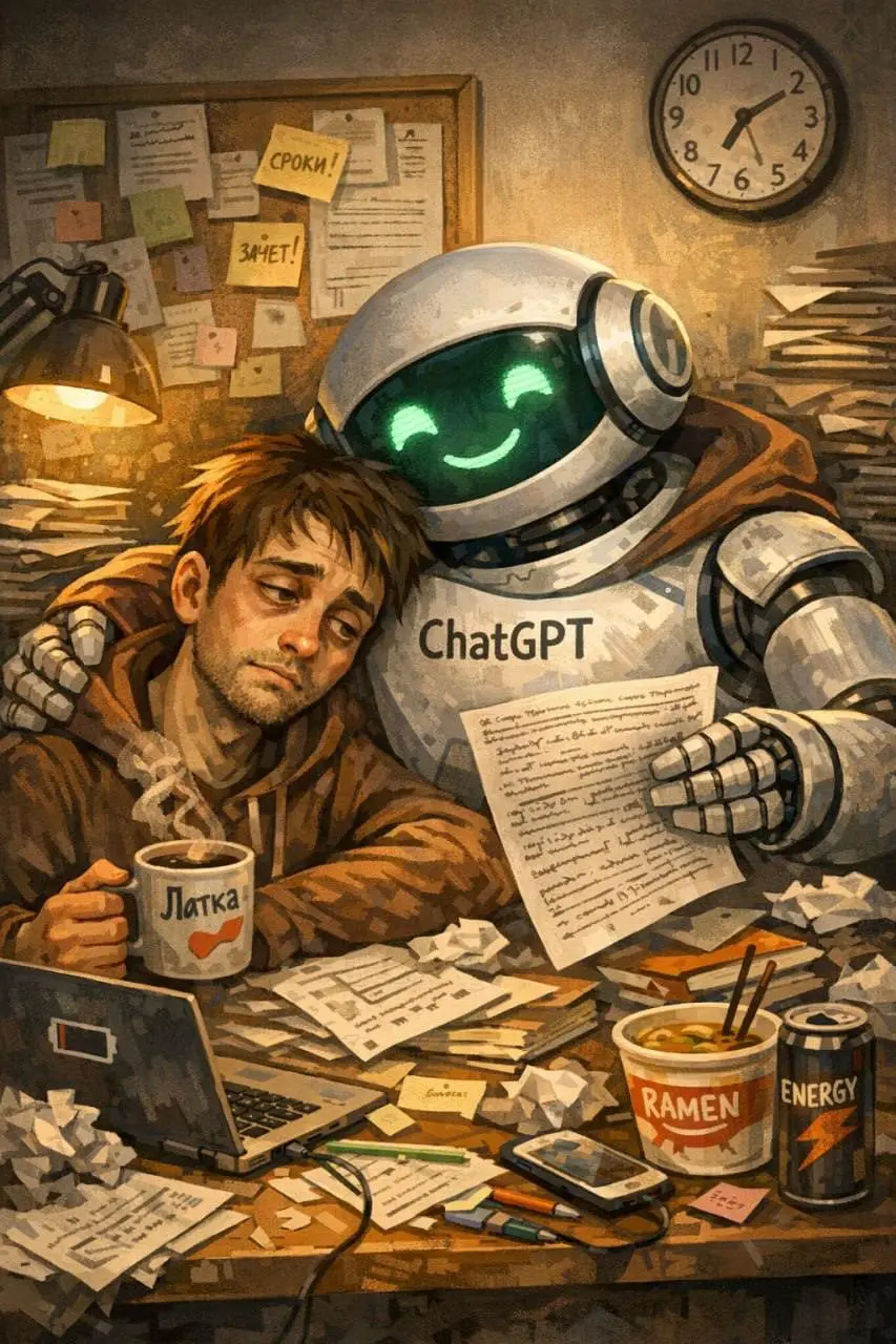 Что ИИ думает о ваших с ним отношениях? 🤖
Коллеги в Вышке тестят новый тренд с чатом gpt
В чем суть:
Нужно написать чату gpt фразу: нарисуй картинку, как я к тебе относился | Сетка — социальная сеть от hh.ru