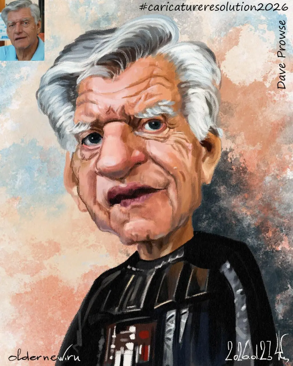23 Dave Prowse
Ежегодный январский вызов Международной ассоциации карикатуристов (ISCA)
#caricatureresolution2026 #crDaveProwse | Сетка — социальная сеть от hh.ru