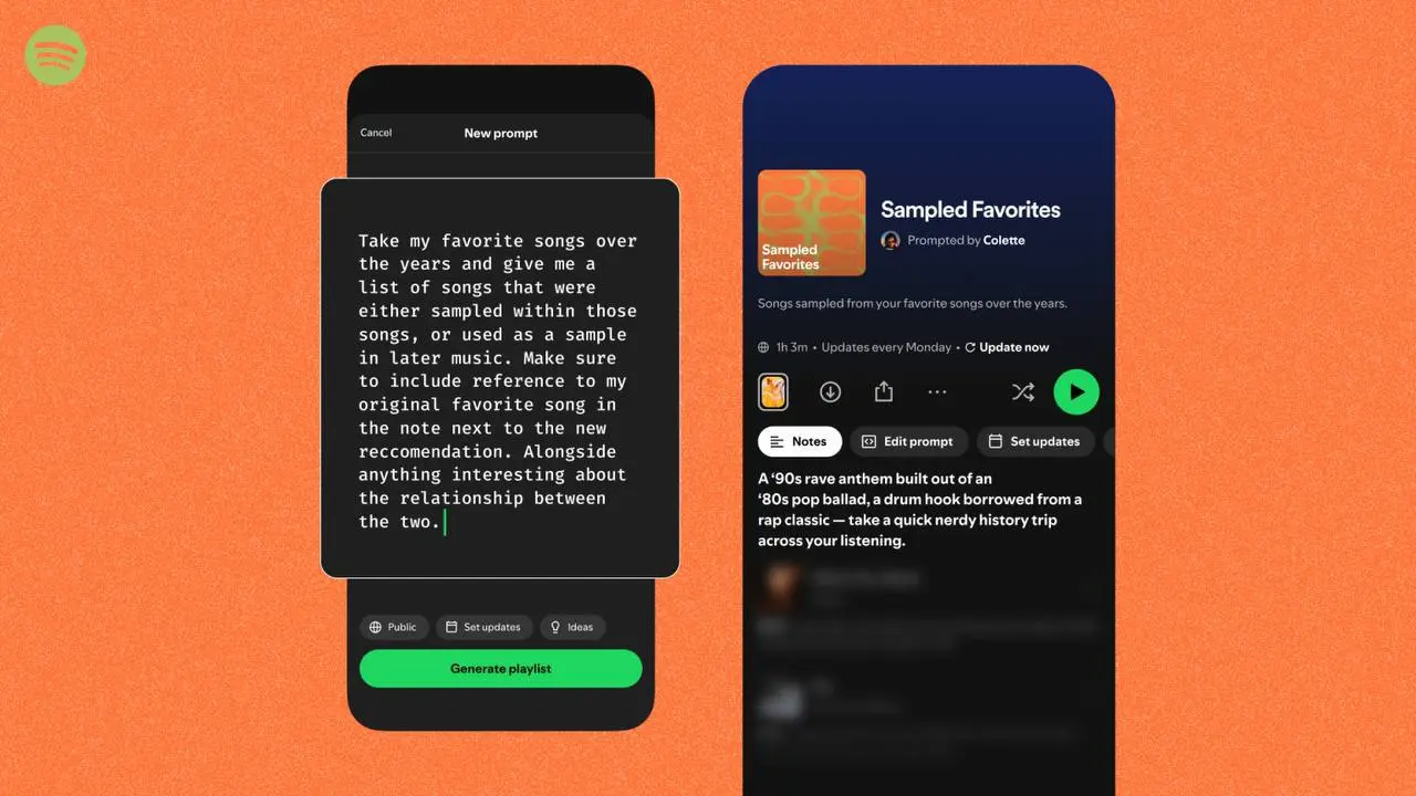 Spotify расширяет функцию создания плейлистов с помощью ИИ правда пока только США и Канаде | Сетка — социальная сеть от hh.ru