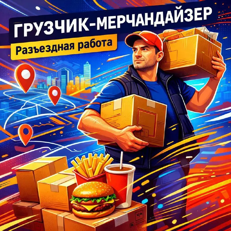 ГРУЗЧИК-МЕРЧАНДАЙЗЕР В РЕСТОРАНЫ ФАСТФУДА
От 512₽/ч
рестораны фастфуда
• Москва
• Логистика
• +79089460085
Jober - удобный mini app с быстрым доступом к вакансиям | Сетка — социальная сеть от hh.ru