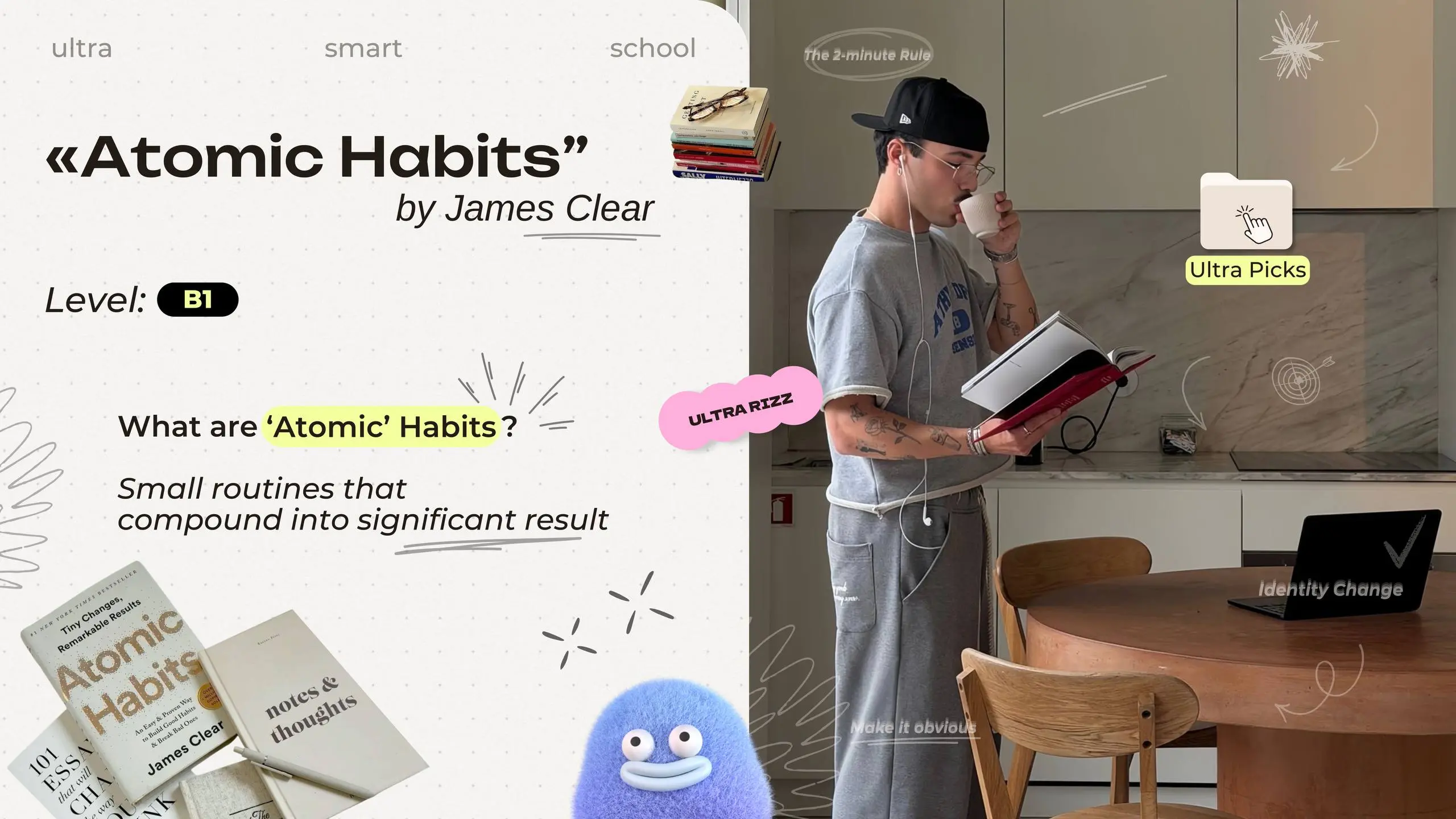 #ultrapicks Smart Me Era: что бы такого почитать?📚
Если вчера мы говорили о том, как правильно ставить цели,
то сегодня — про то, как сделать так, чтобы они начали работать в жизни, а не только в заме... | Сетка — социальная сеть от hh.ru