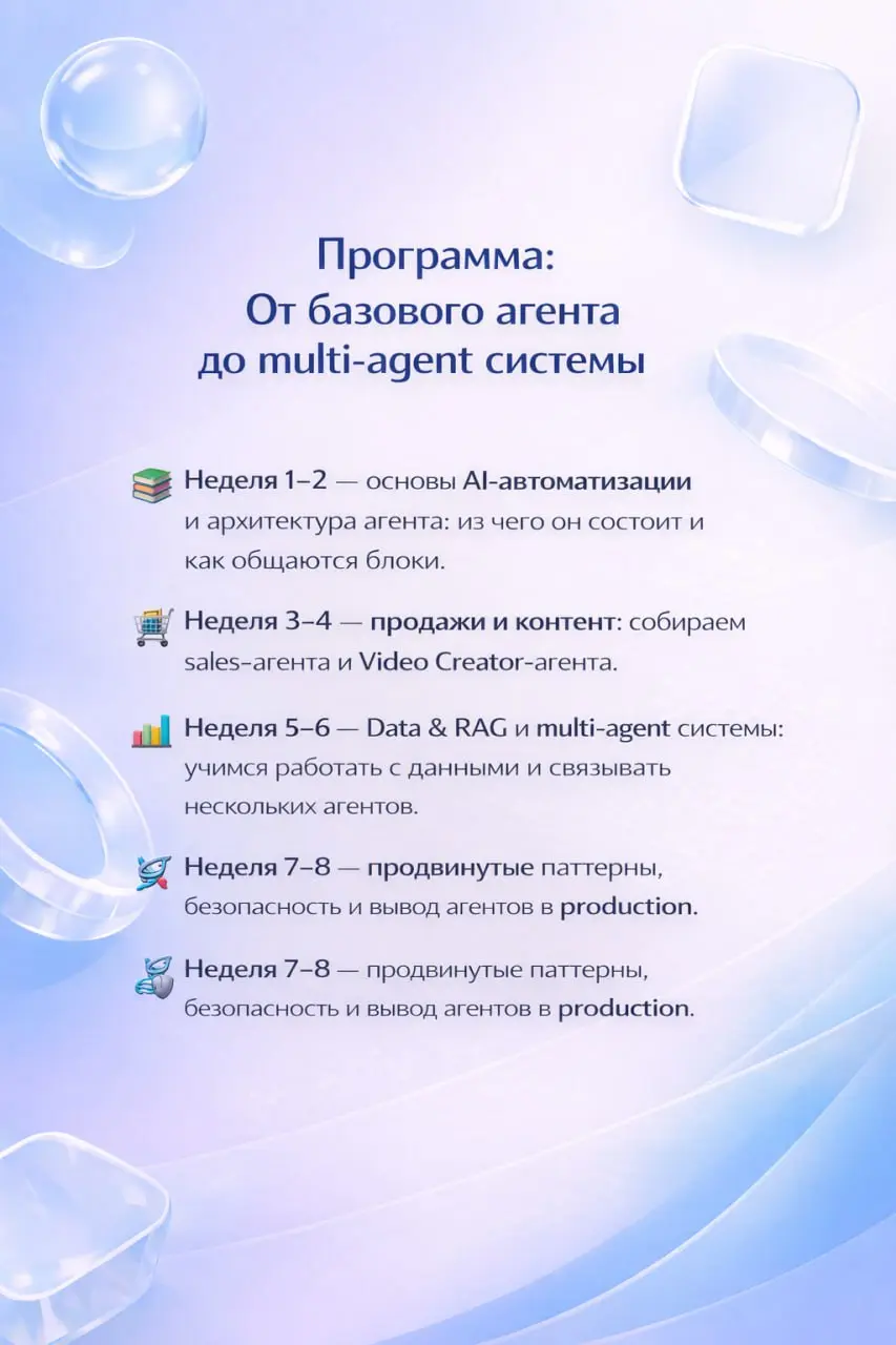 💬 AI Agents Bootcamp, после которого вы забудете о работе
В карточках выше расписал всю основную информацию про ближайший интенсив, который будет посвящен именно агентам | Сетка — социальная сеть от hh.ru