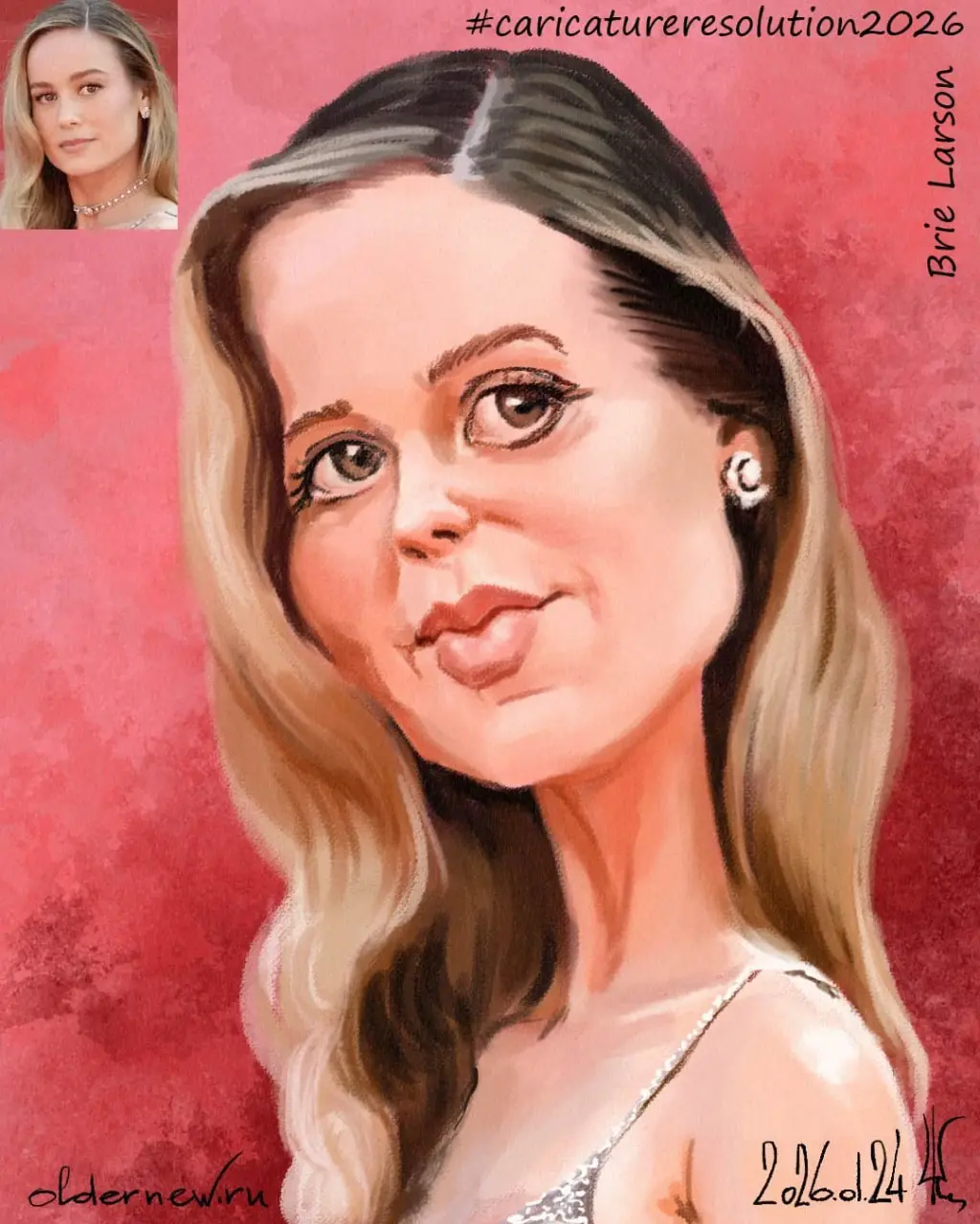 24 Brie Larson
Ежегодный январский вызов Международной ассоциации карикатуристов (ISCA)
#caricatureresolution2026 #crBrieLarson | Сетка — социальная сеть от hh.ru
