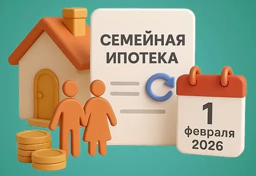🔹Семейная ипотека с 1 февраля.
С 01.02.2026 года изменяются условия кредитования по программе «Ипотека с господдержкой для семей с детьми», том числе на цели ИЖС | Сетка — социальная сеть от hh.ru