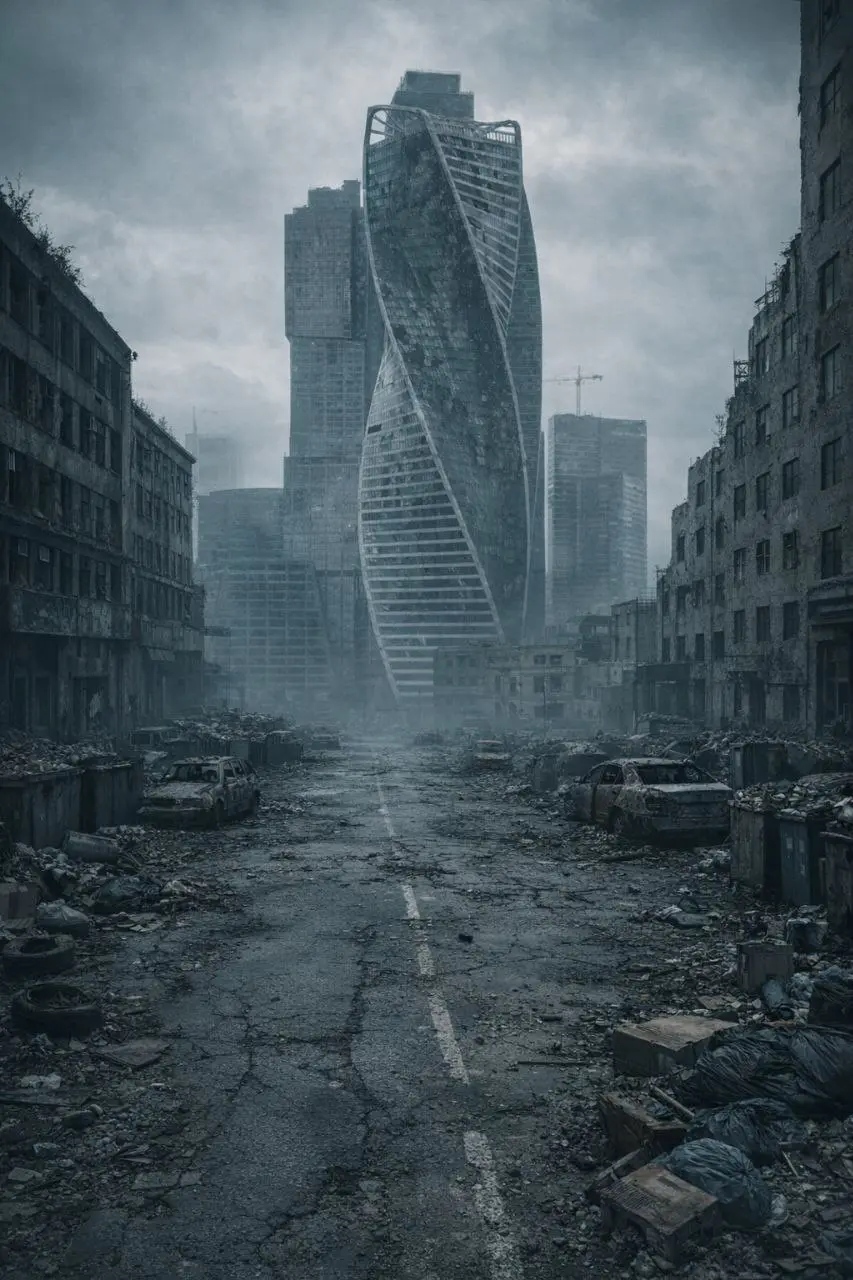 #нейросеть #ai #дизайн #фотография #gpt #sora #промт
Делаем город в стиле "постапокалипсис" 💀
1. Находим фото города или пейзажа в любом ракурсе, заливаем.
2 | Сетка — социальная сеть от hh.ru