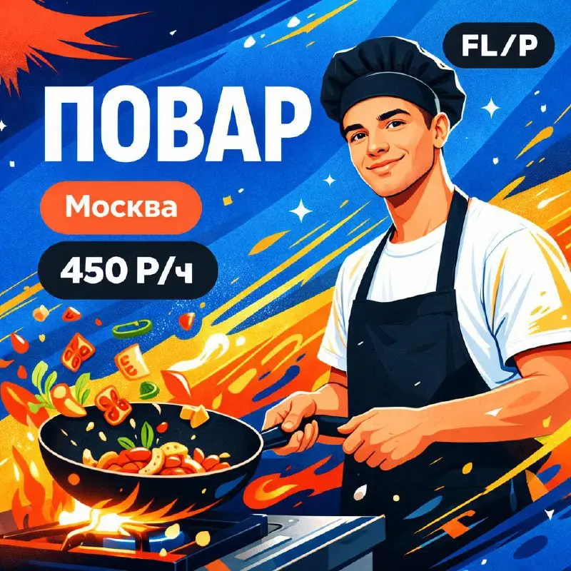 ПОВАР
От 450₽/ч
кафе FL/P
• Москва
• Рестораны/Кафе
• @pzzzdccc
Jober - удобный mini app с быстрым доступом к вакансиям | Сетка — социальная сеть от hh.ru