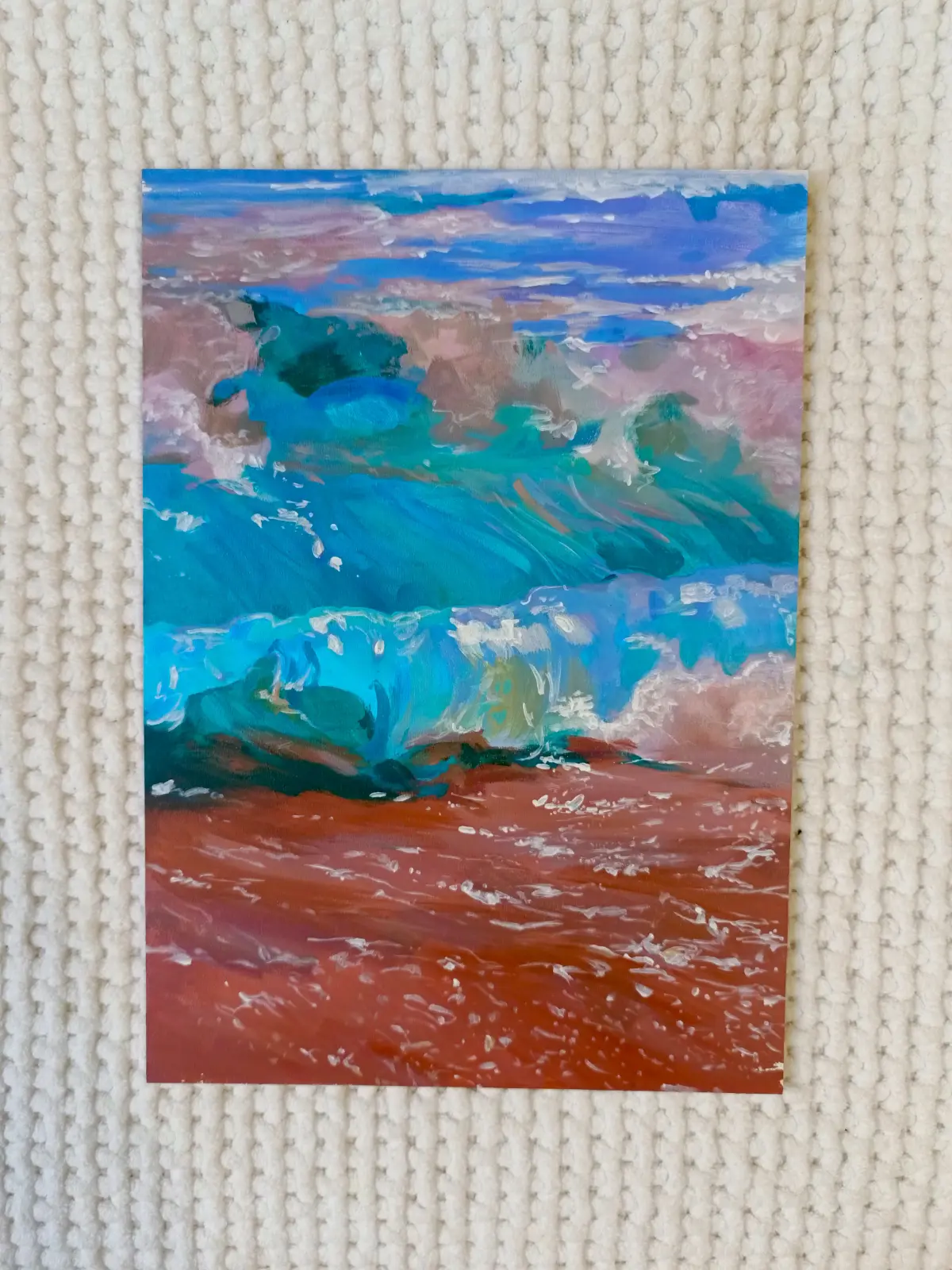 20*30, Акрил. Холст на картоне.
Волна.
20*30, холст на картоне.
Волна.
Я задумывала эту работу большого формата. Поэтому если что, пишите, работа готова к реализации | Сетка — социальная сеть от hh.ru